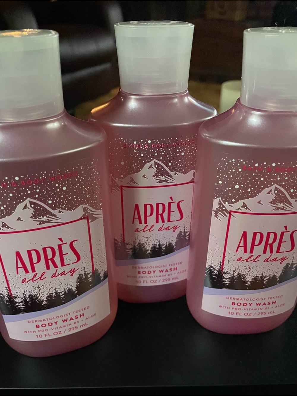 Bath & Body Works Après All Day Pink Body Wash Trio